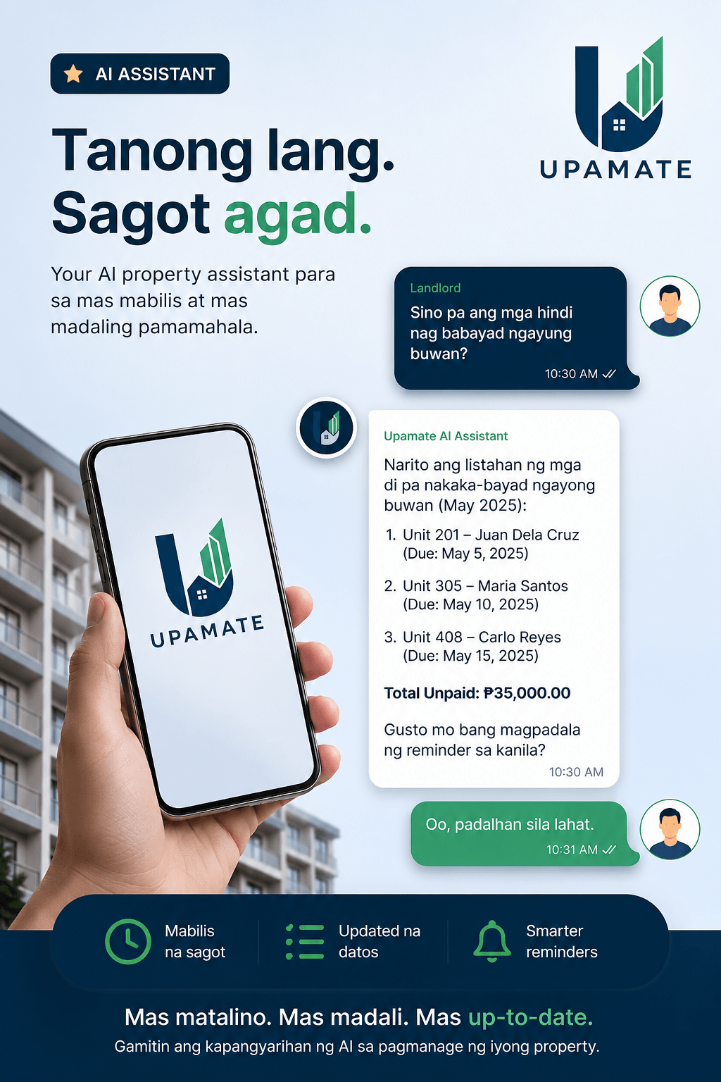 UpaMate AI Chatbot screenshot 1