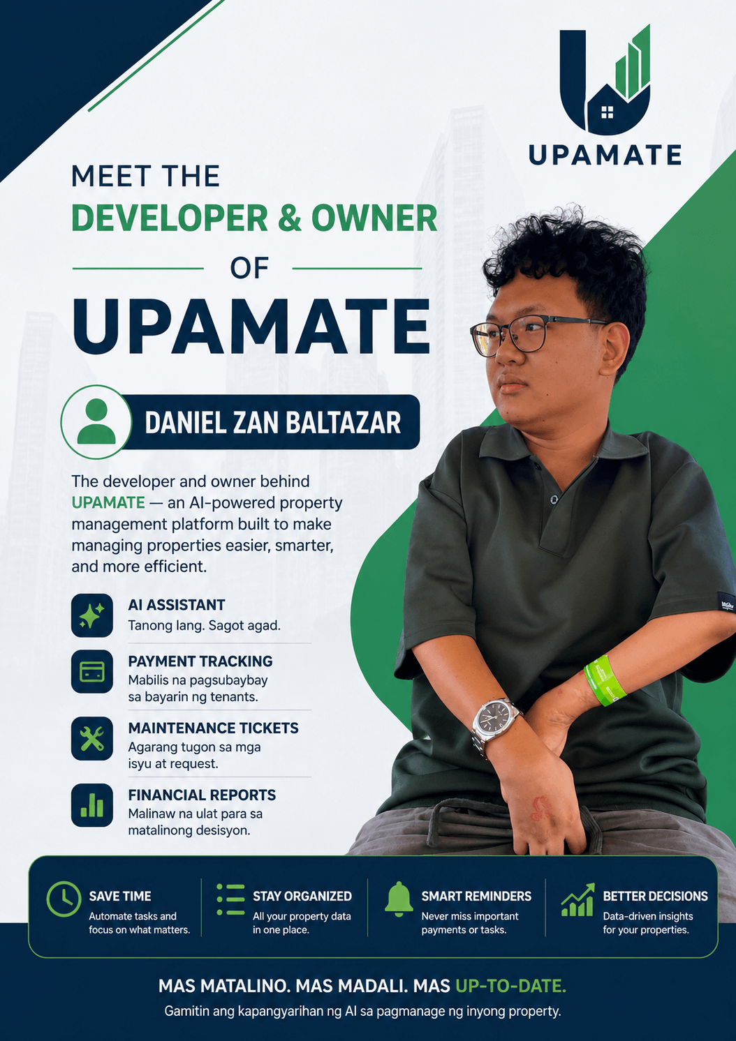 Daniel Zan Baltazar — Owner and Developer of UpaMate