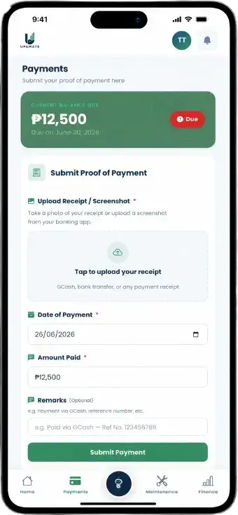 CrystalHaven payment tracking